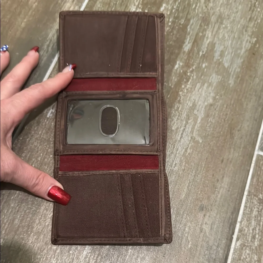 SwissGear Brown Leather Key & Card Holder